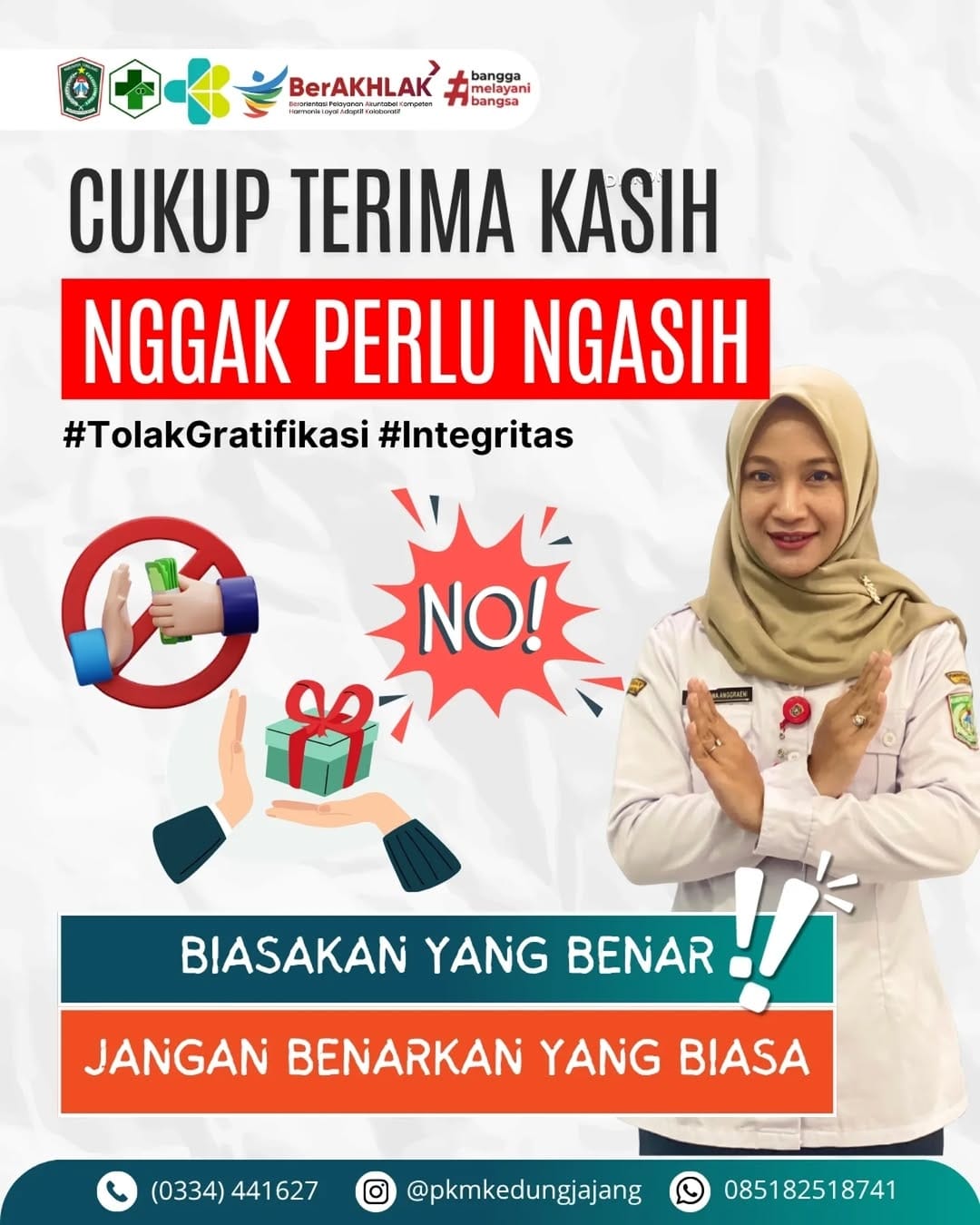 CUKUP TERIMA KASIH, NGGAK PERLU NGASIH